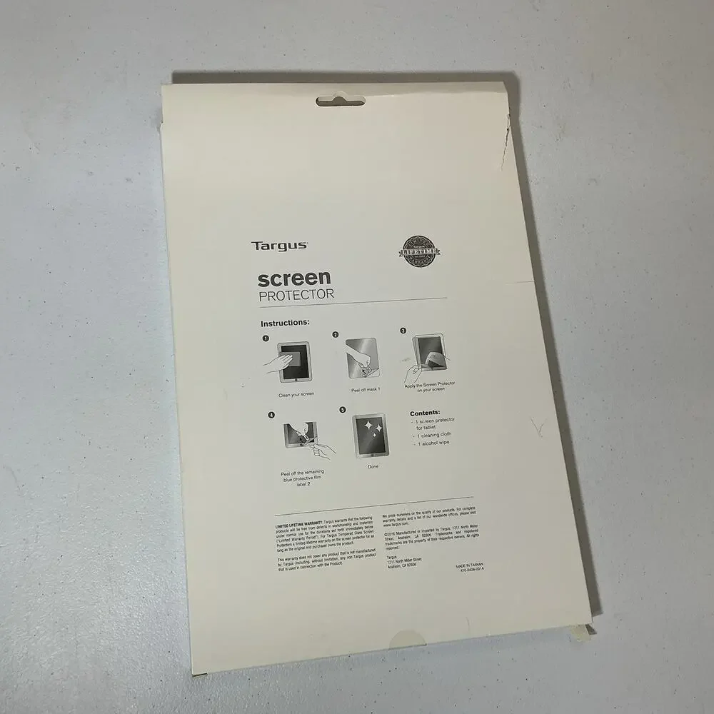 Targus iPad Screen Protector 9,8,7 Generation 10.2”